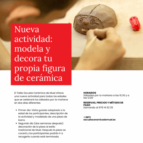 Crea tu propia cerámica de Muel