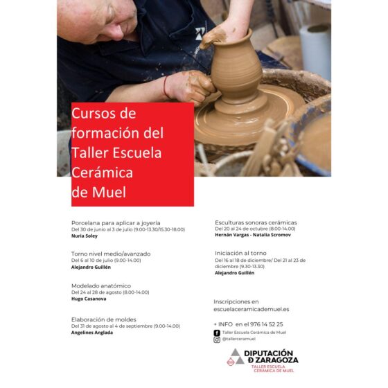 Cursos de cerámica 2026