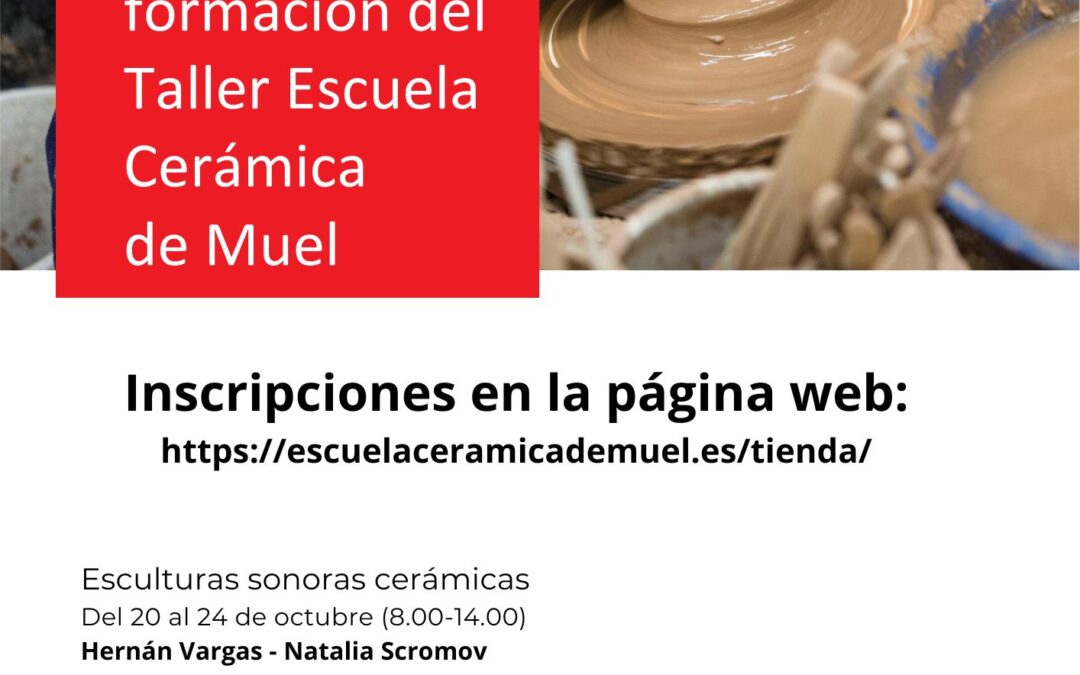 Cursos de otoño en el Taller Escuela Cerámica de Muel