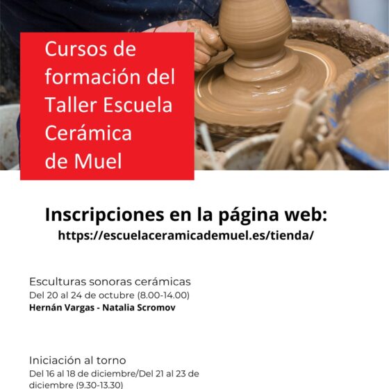 Cursos de otoño en el Taller Escuela Cerámica de Muel